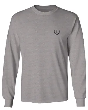 VICES AND VIRTUESS Cool Small Logo Seal Good Vibe mens Long sleeve t shirt