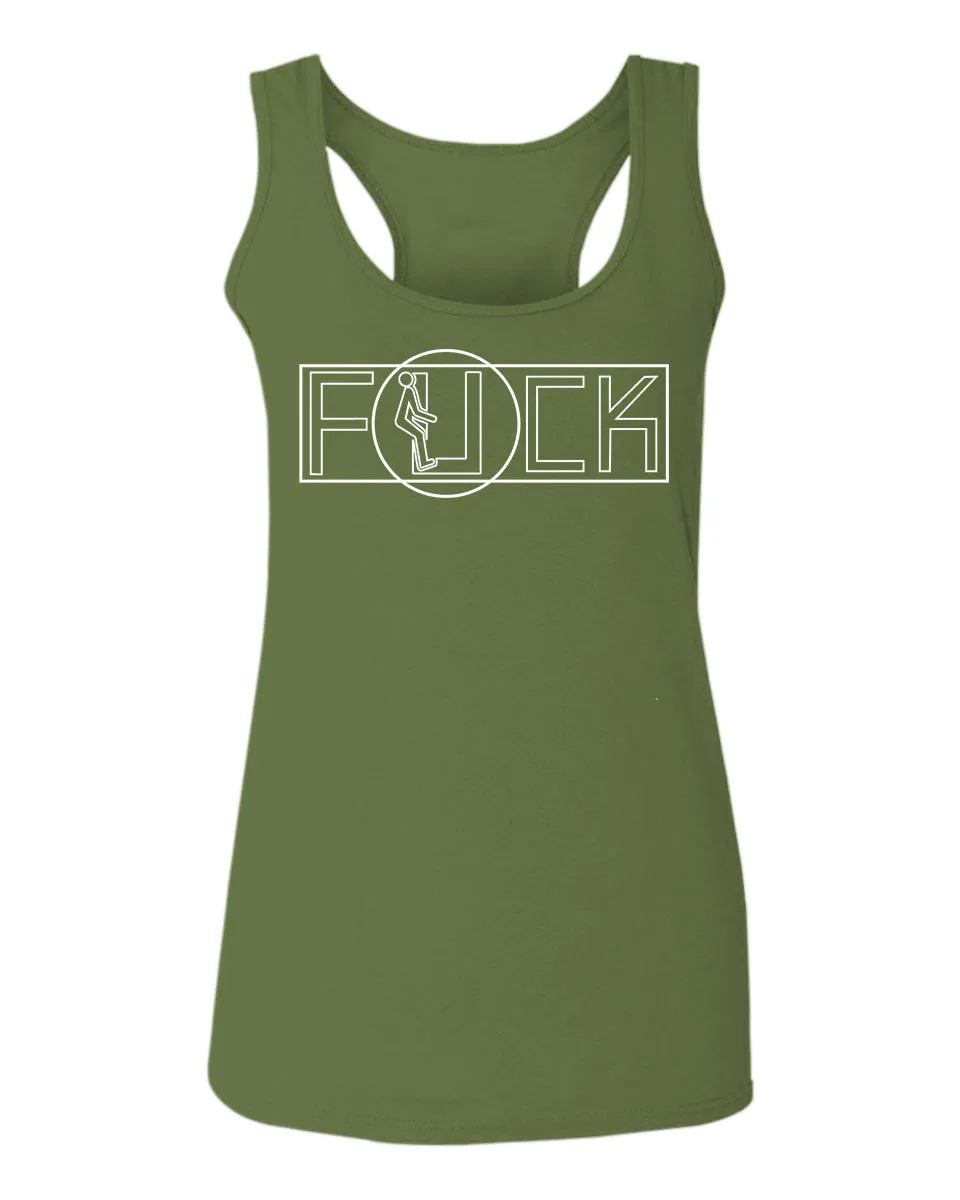 VICES AND VIRTUESS Funny Fuck You Fonts Sarcastic Hilarious tee  women's Tank Top sleeveless Racerback