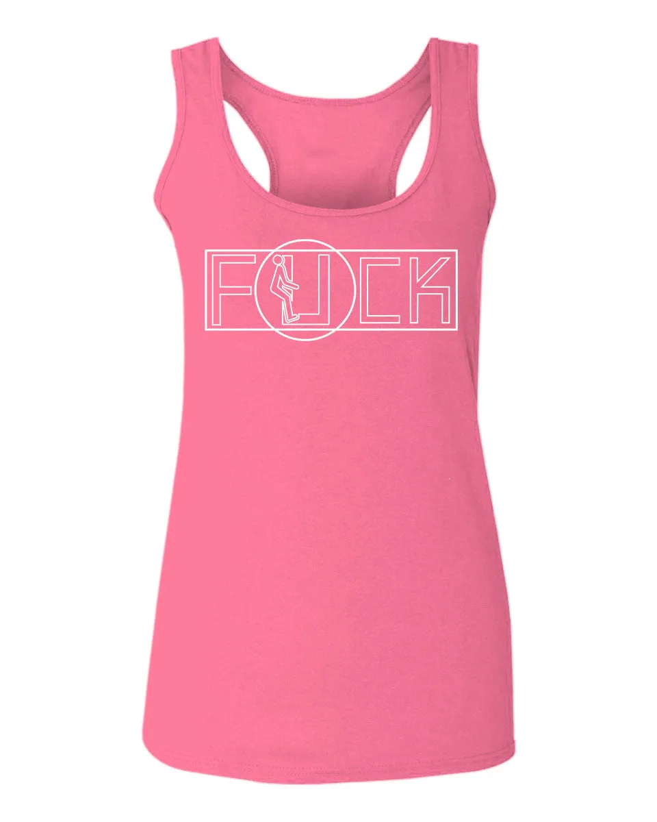 VICES AND VIRTUESS Funny Fuck You Fonts Sarcastic Hilarious tee  women's Tank Top sleeveless Racerback