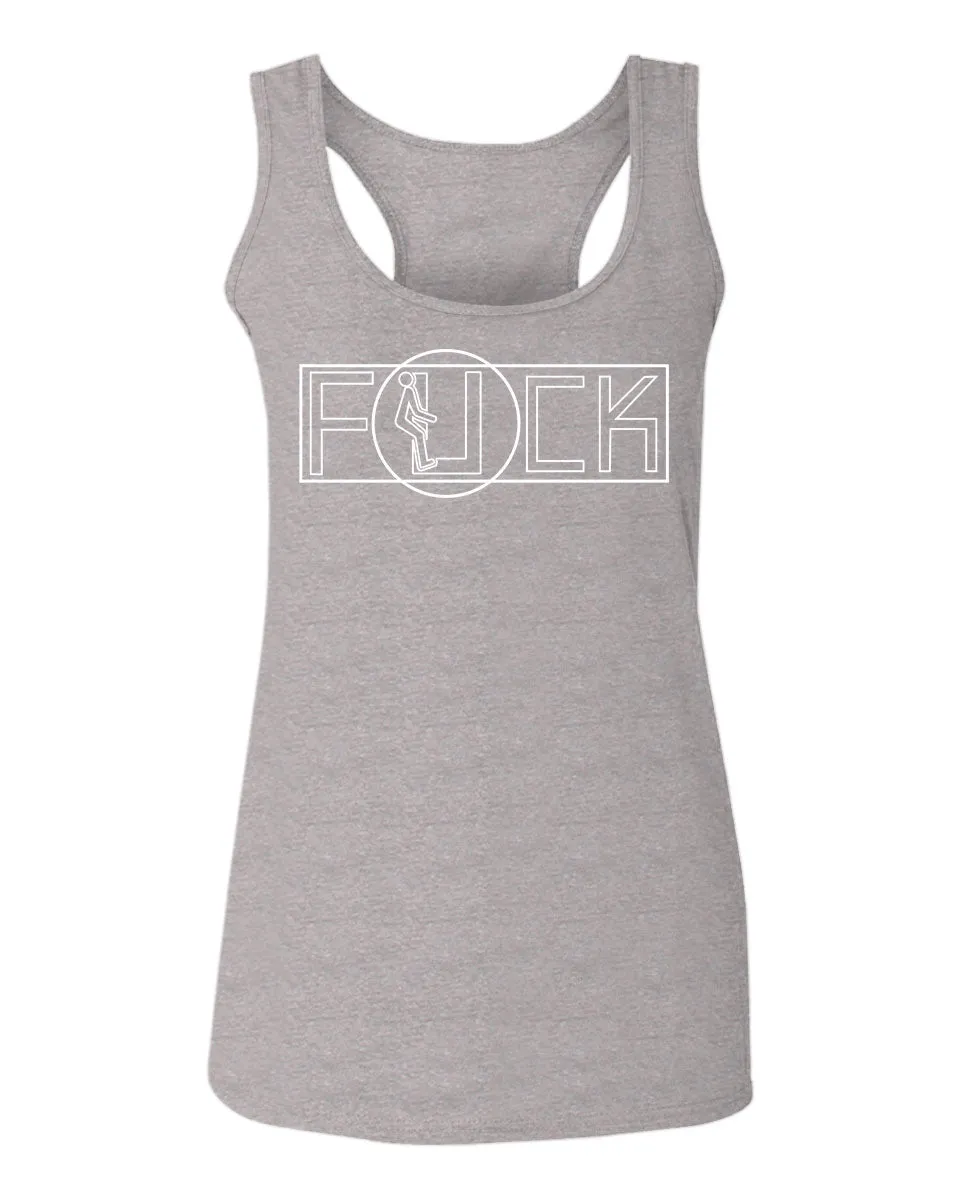 VICES AND VIRTUESS Funny Fuck You Fonts Sarcastic Hilarious tee  women's Tank Top sleeveless Racerback