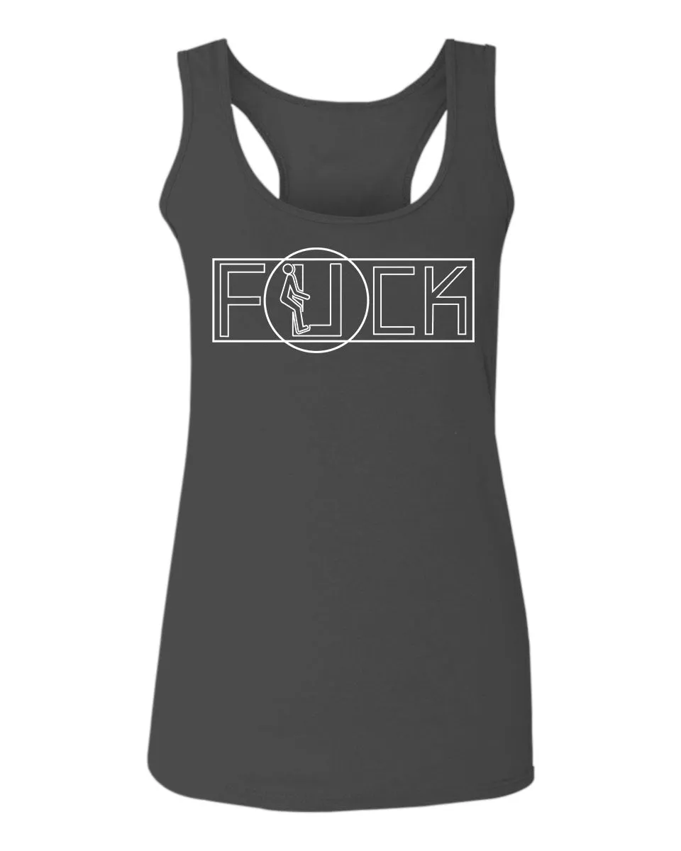 VICES AND VIRTUESS Funny Fuck You Fonts Sarcastic Hilarious tee  women's Tank Top sleeveless Racerback
