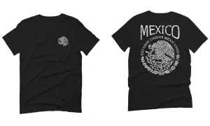 VICES AND VIRTUESS Hecho En Mexico Mexican Flag Coat of Arms Escudo Mexicano For men T Shirt