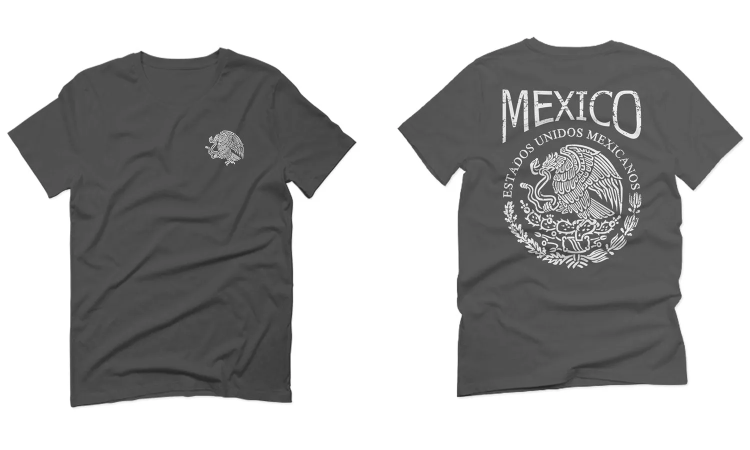 VICES AND VIRTUESS Hecho En Mexico Mexican Flag Coat of Arms Escudo Mexicano For men T Shirt