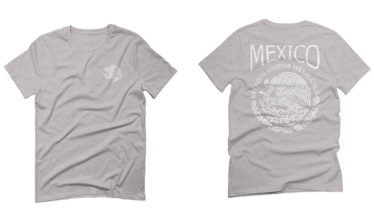 VICES AND VIRTUESS Hecho En Mexico Mexican Flag Coat of Arms Escudo Mexicano For men T Shirt