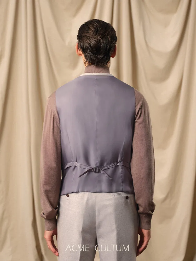Virgin Wool Suit Vest