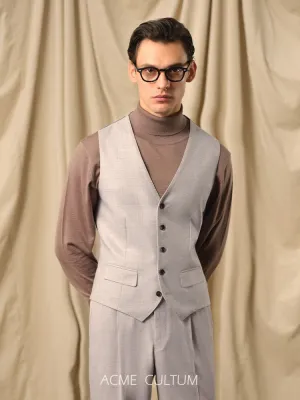 Virgin Wool Suit Vest
