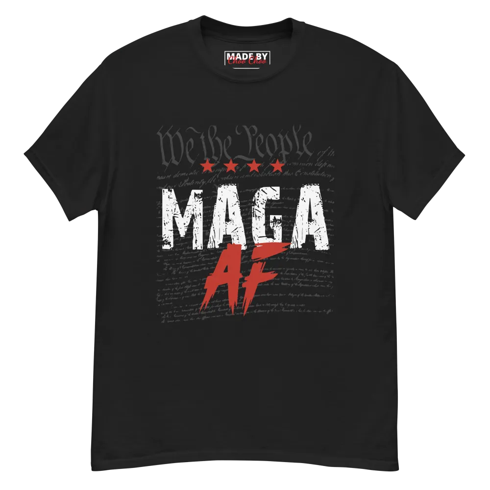 We The People MAGA AF Men's Classic Tee