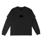 WELCOME x BATMAN BAT SIGNAL LAYERED L/S T-SHIRT