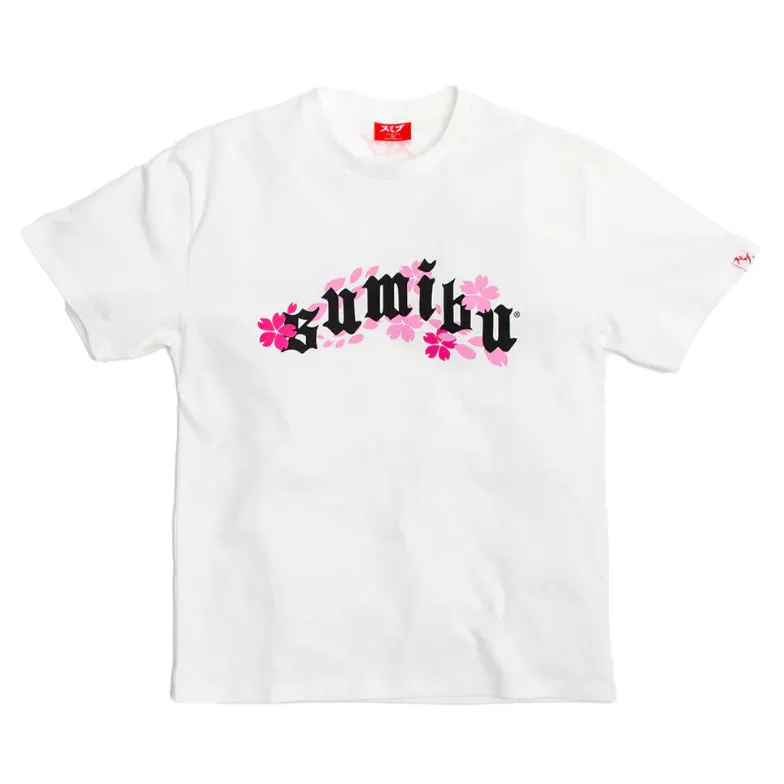 White Ol' Sumibu Sakura Tee