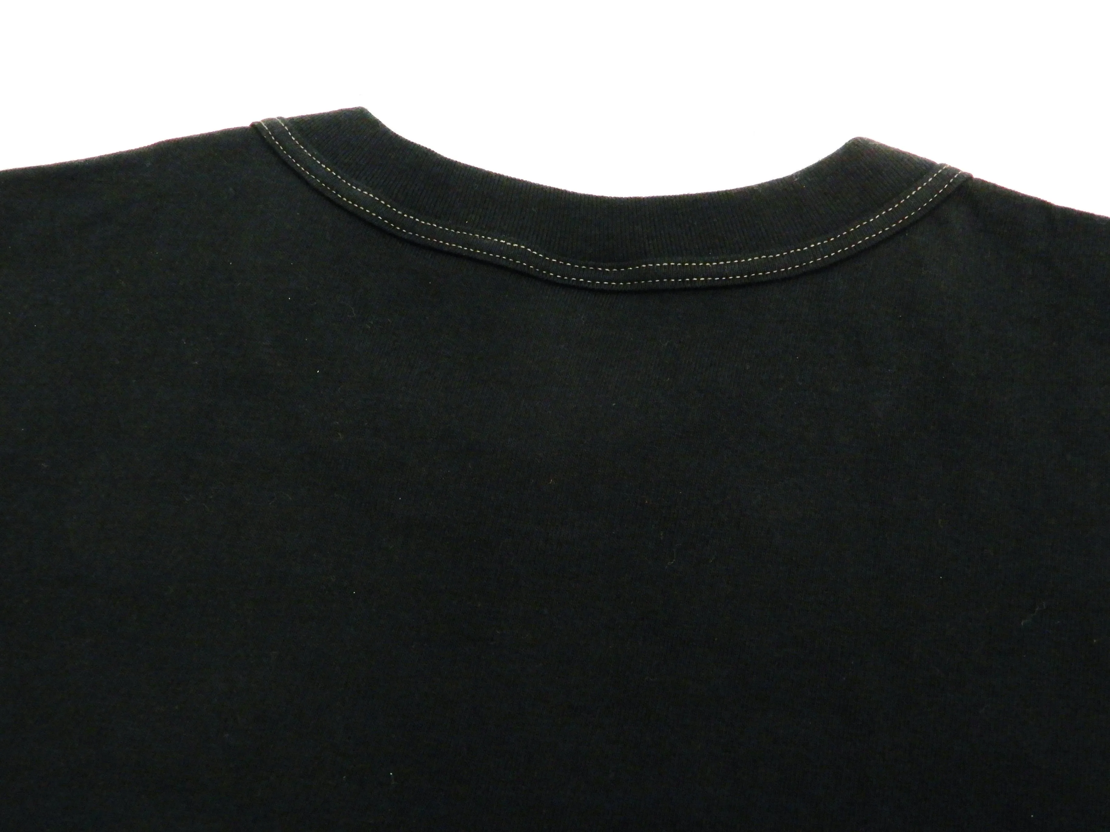 Whitesville 2-Pack T-shirts Men's Plain Short Sleeve Loopwheeled Tees by Toyo Enterprises WV73544 119 Black