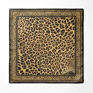 WILD ANIMAL SILK POCKET SQUARE