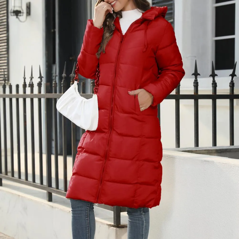 Winter coat - hooded - down jacket - women's coat
