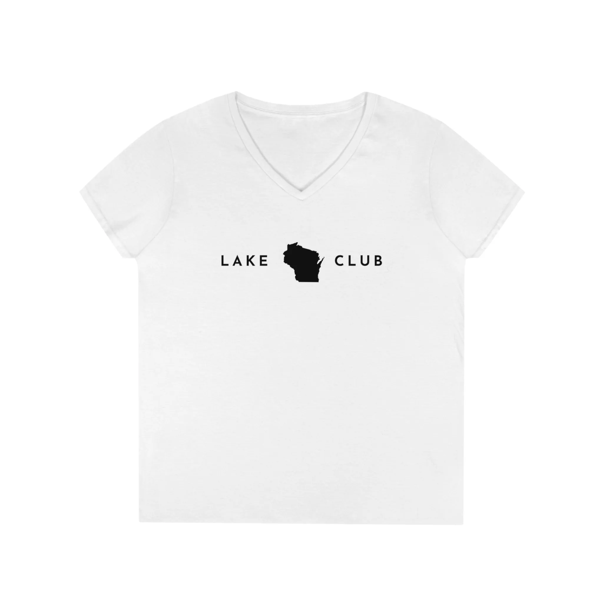 Wisconsin - Lake Club - Ladies' V-Neck T-Shirt