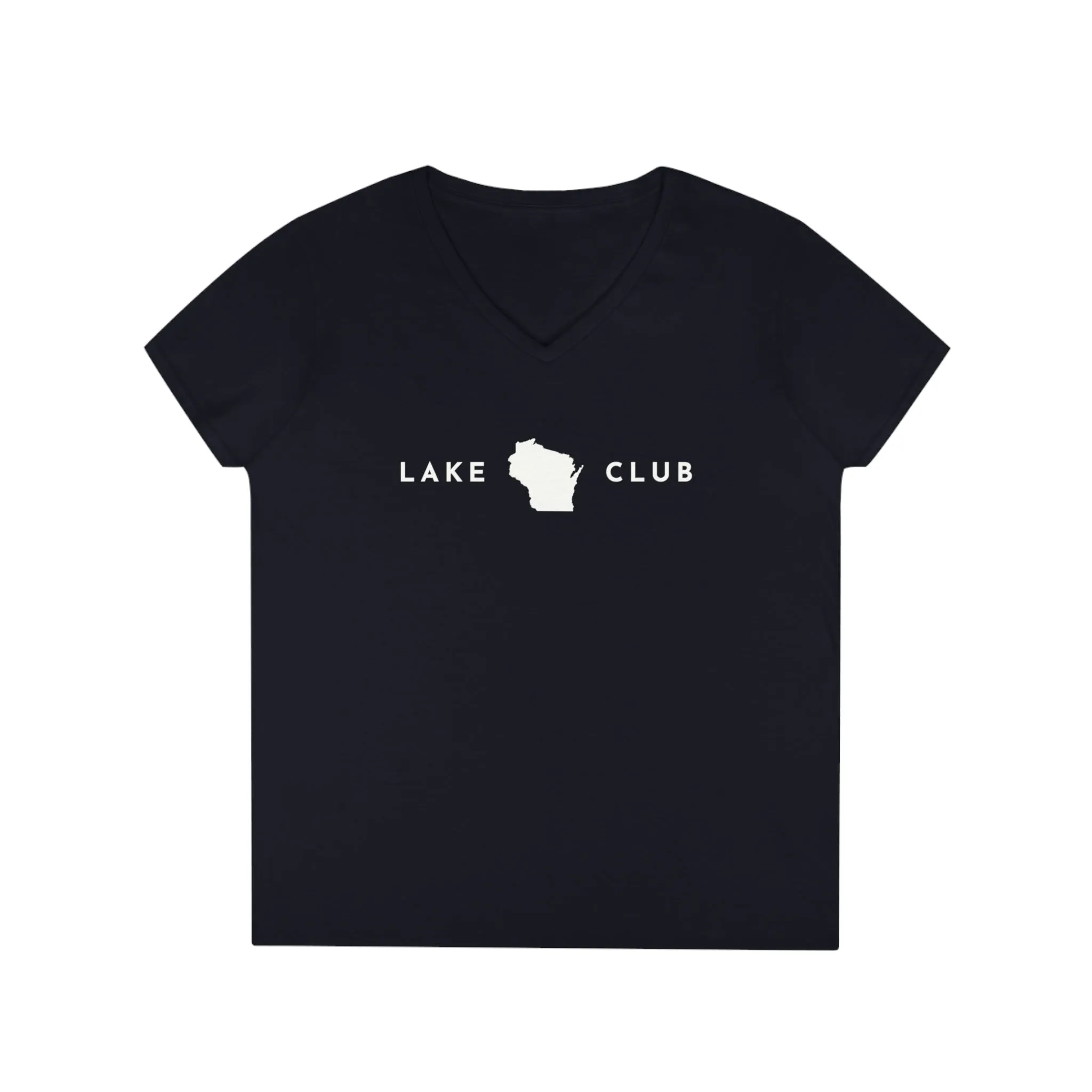 Wisconsin - Lake Club - Ladies' V-Neck T-Shirt