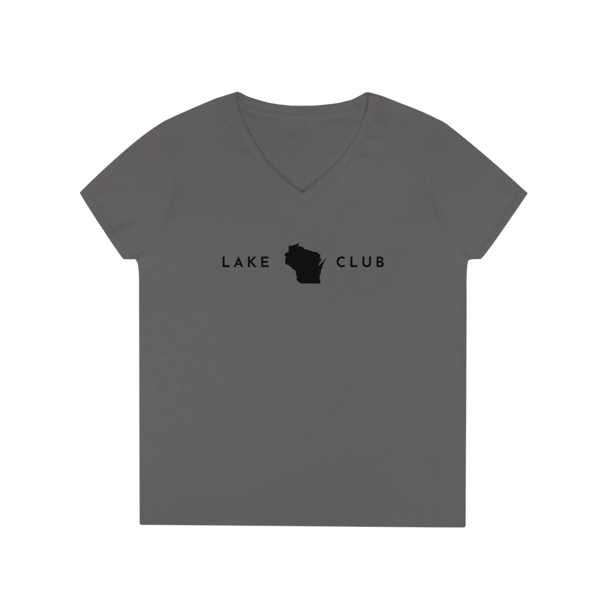 Wisconsin - Lake Club - Ladies' V-Neck T-Shirt