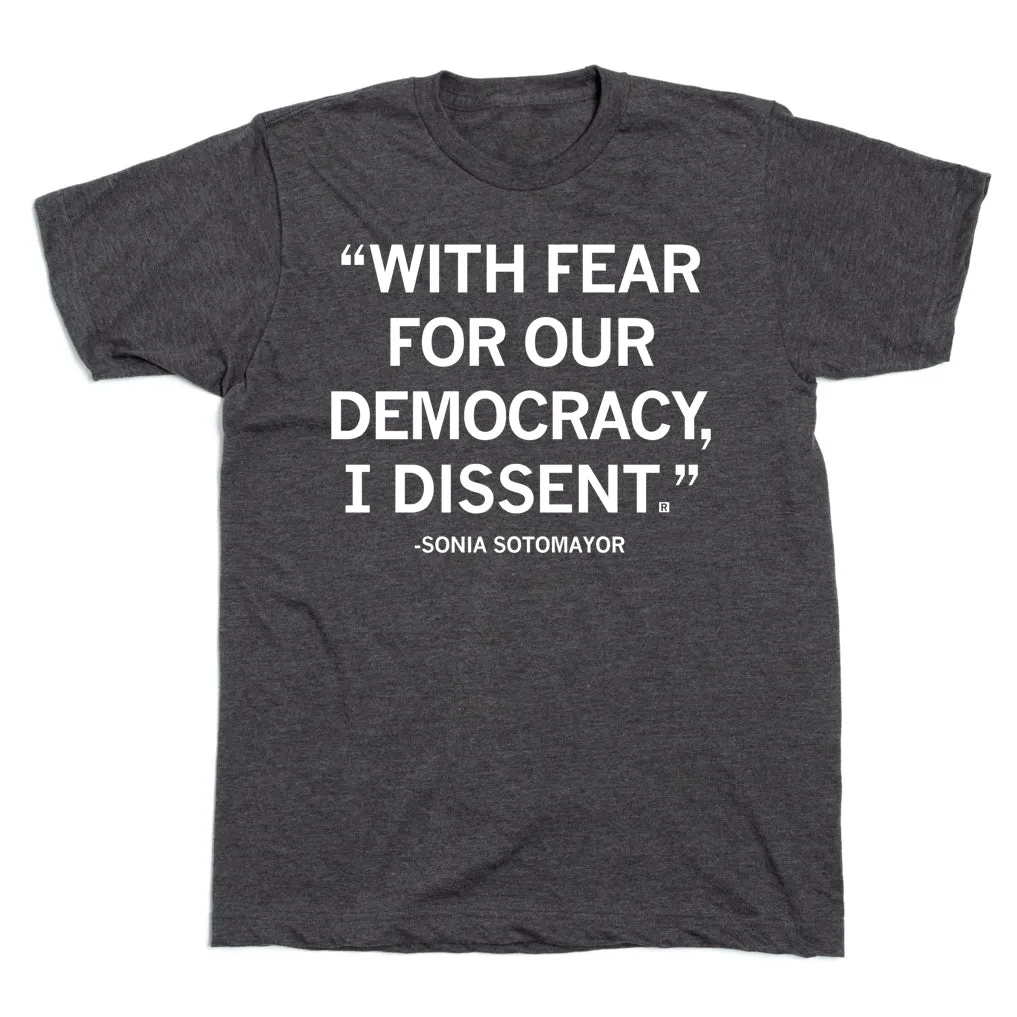 With Fear For Our Democracy