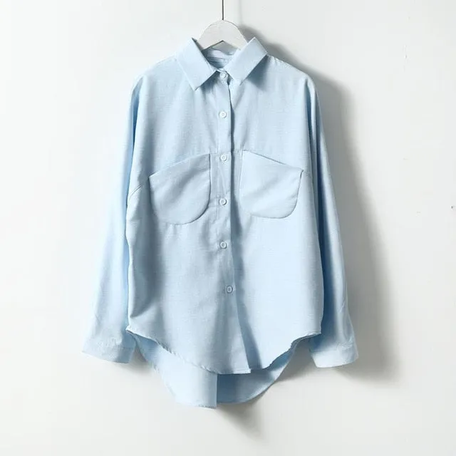 Women Summer Blouse Korean Long Sleeve Womens Tops And Blouses Vintage Women Shirts Blusas Roupa Feminina Tops