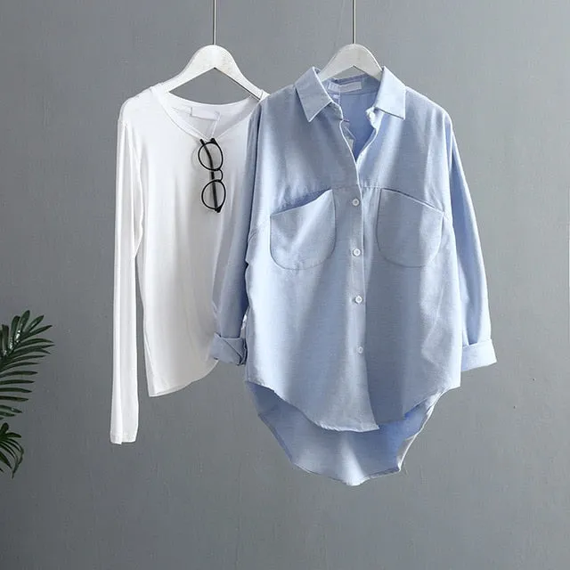 Women Summer Blouse Korean Long Sleeve Womens Tops And Blouses Vintage Women Shirts Blusas Roupa Feminina Tops