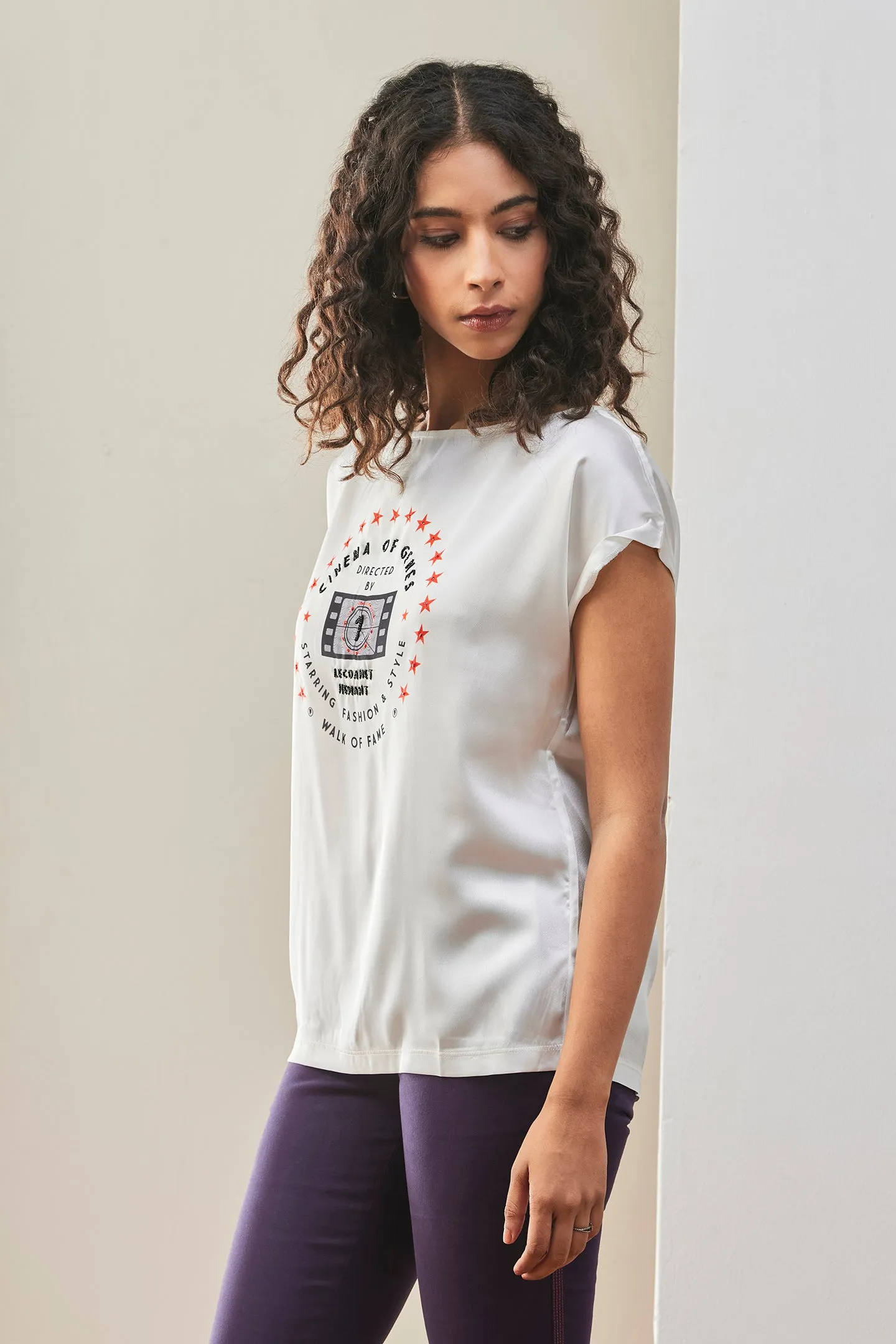 Women's Cotton Satin T-Shirt