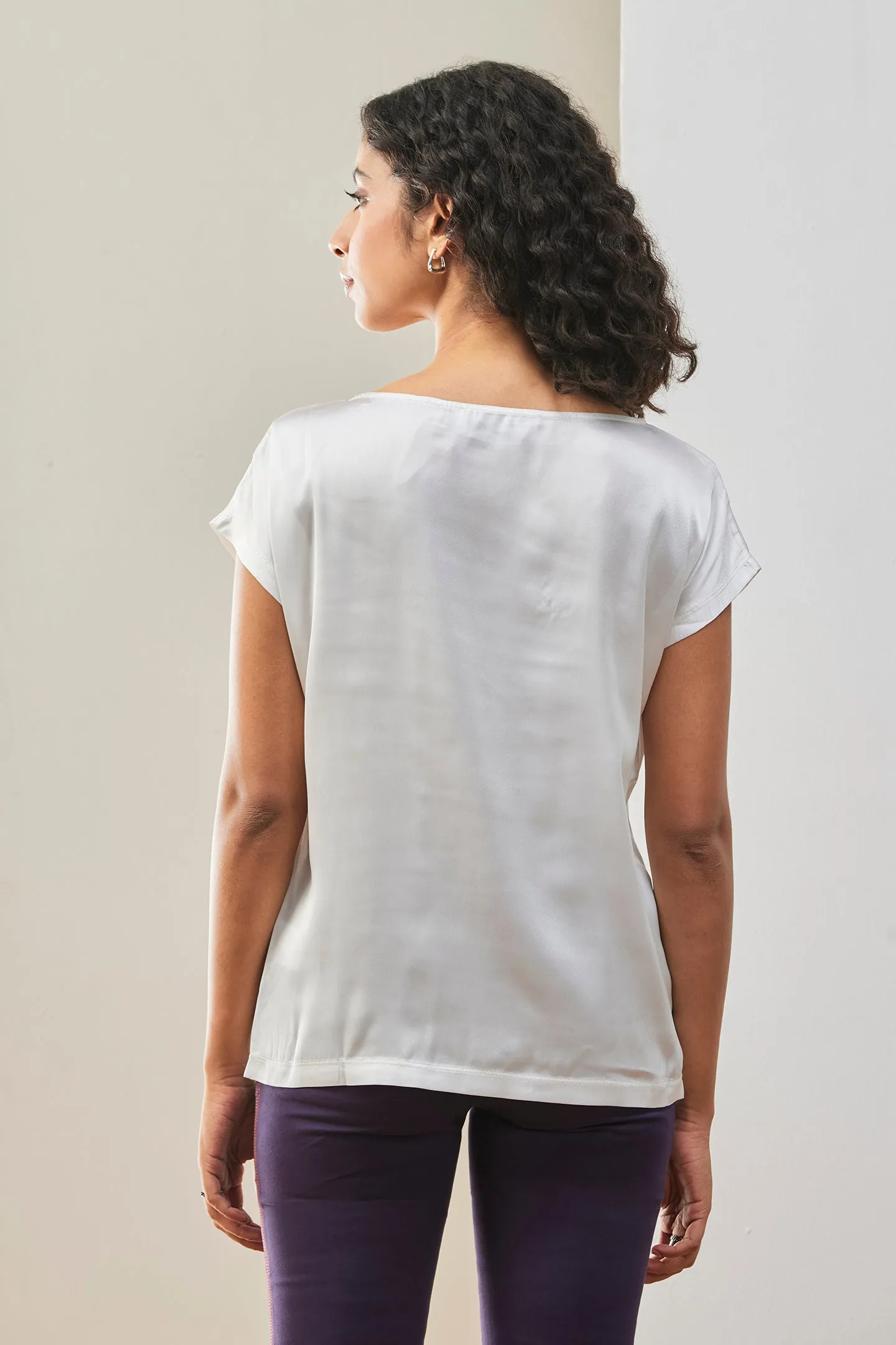 Women's Cotton Satin T-Shirt