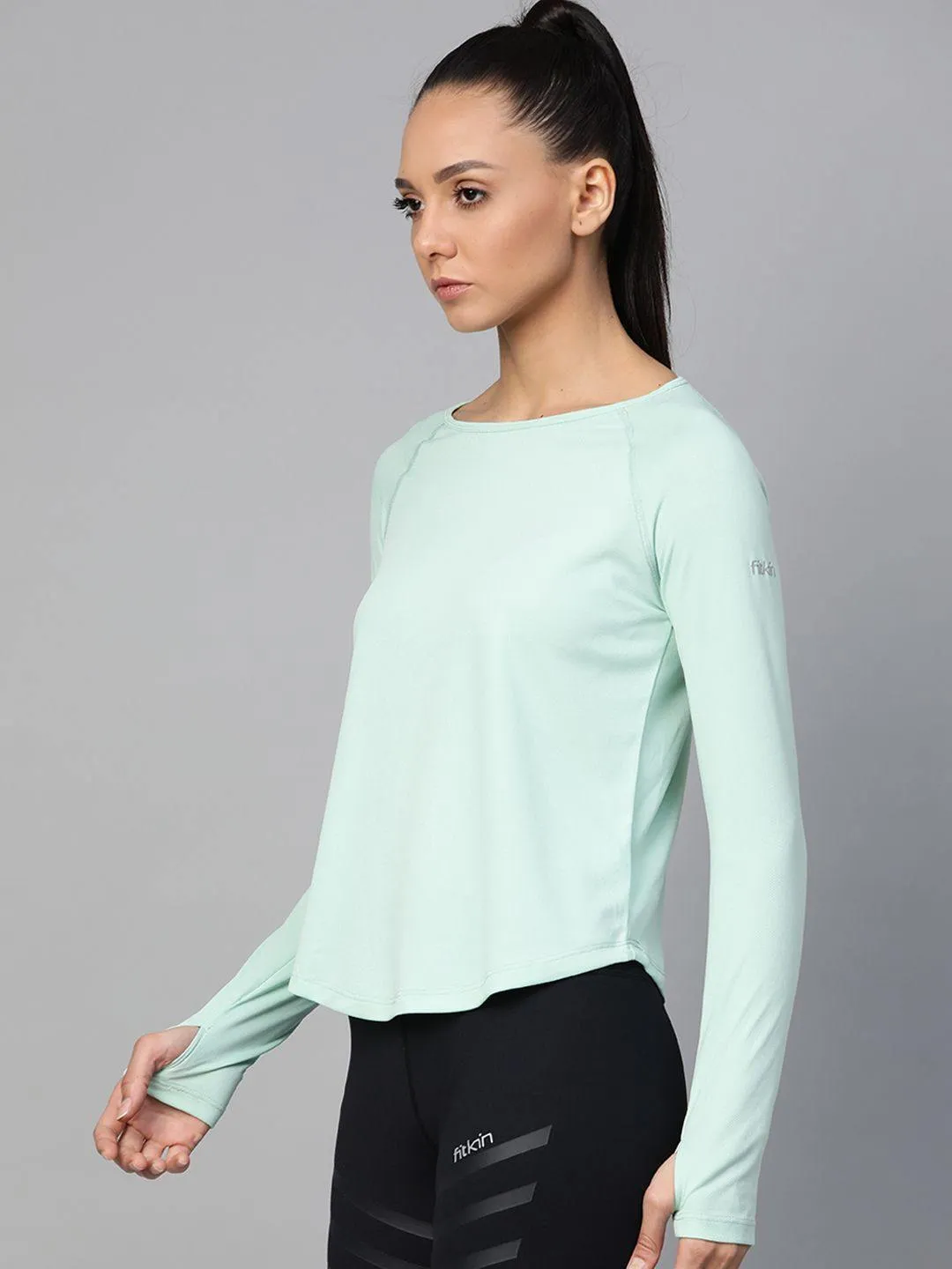 Women's Fitted Full sleeves tranning t-shirt