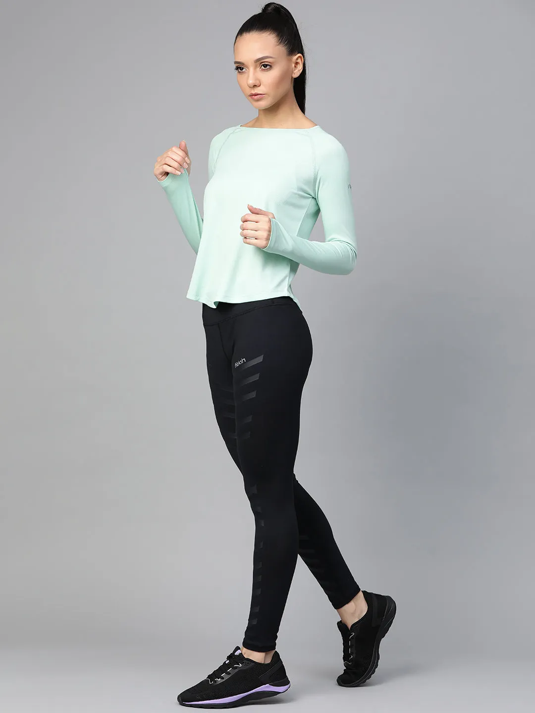 Women's Fitted Full sleeves tranning t-shirt