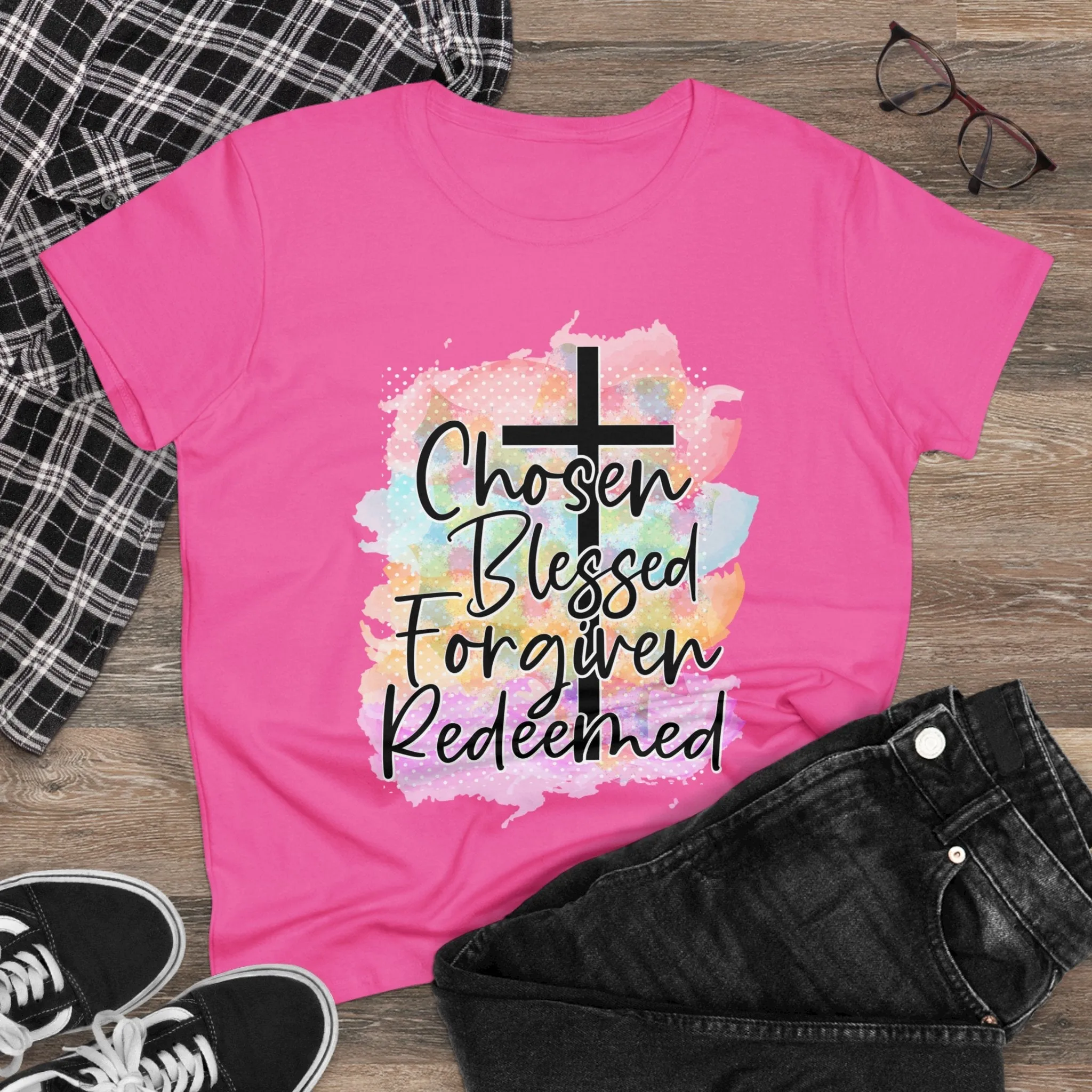 Women's Midweight Cotton Tee-Chosen