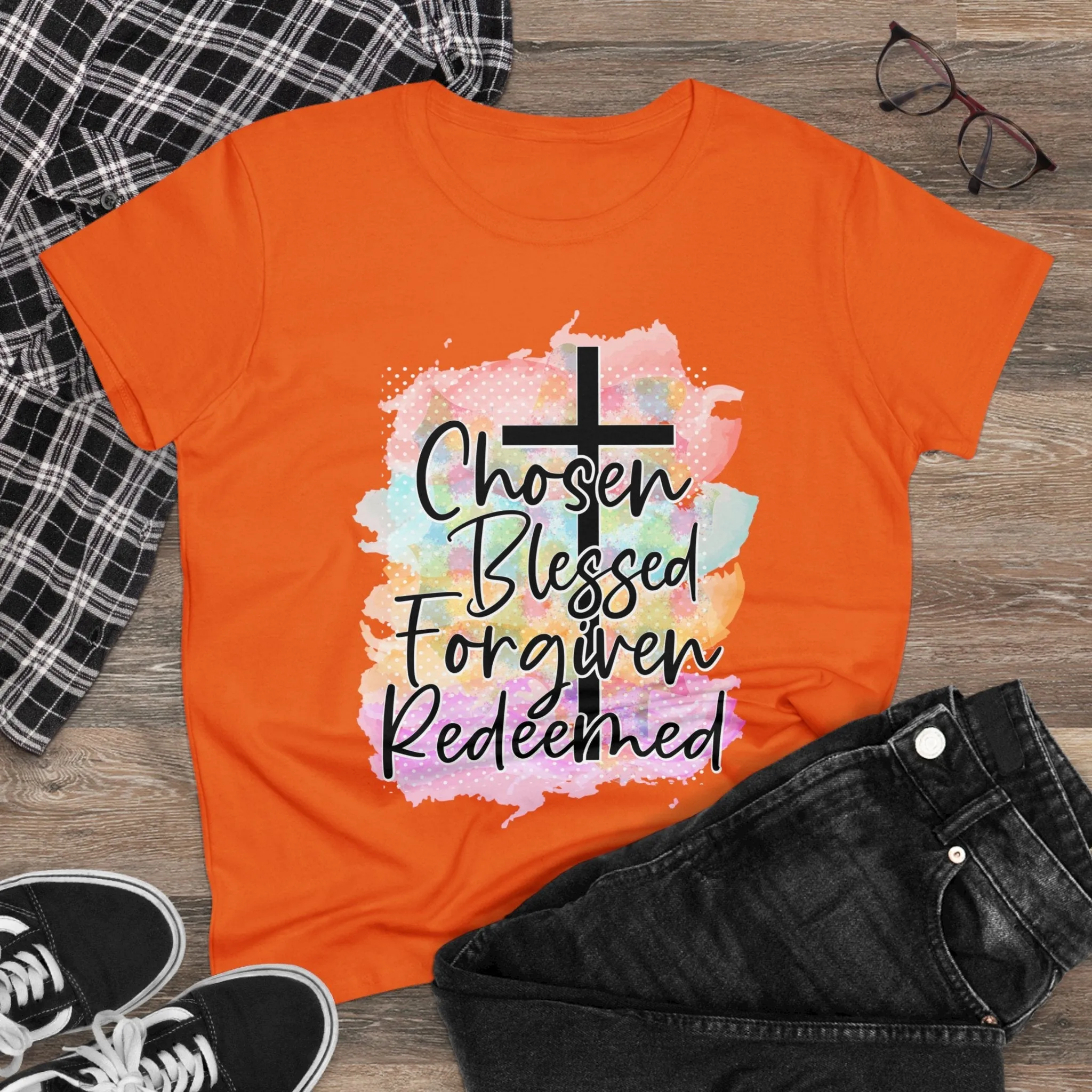 Women's Midweight Cotton Tee-Chosen