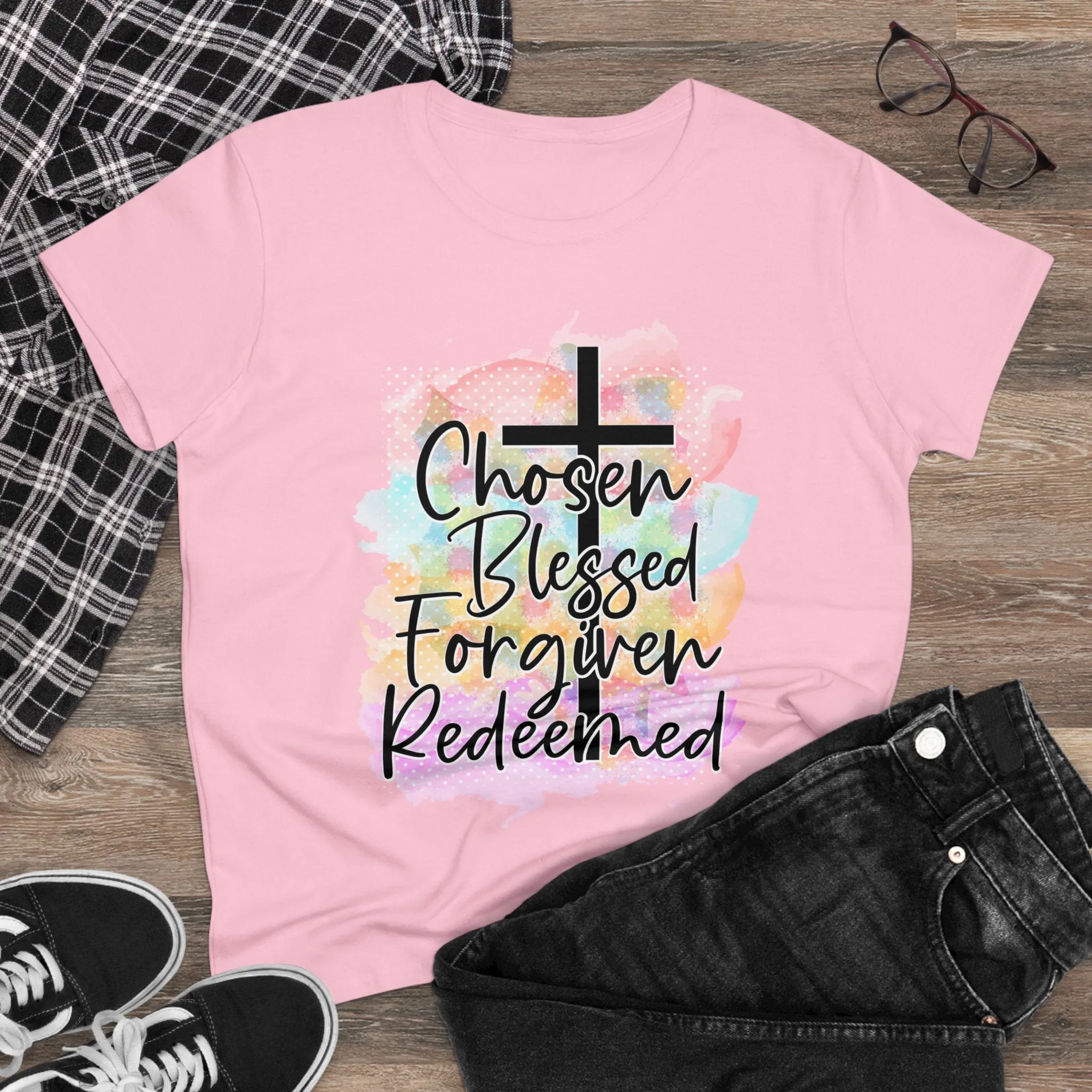 Women's Midweight Cotton Tee-Chosen