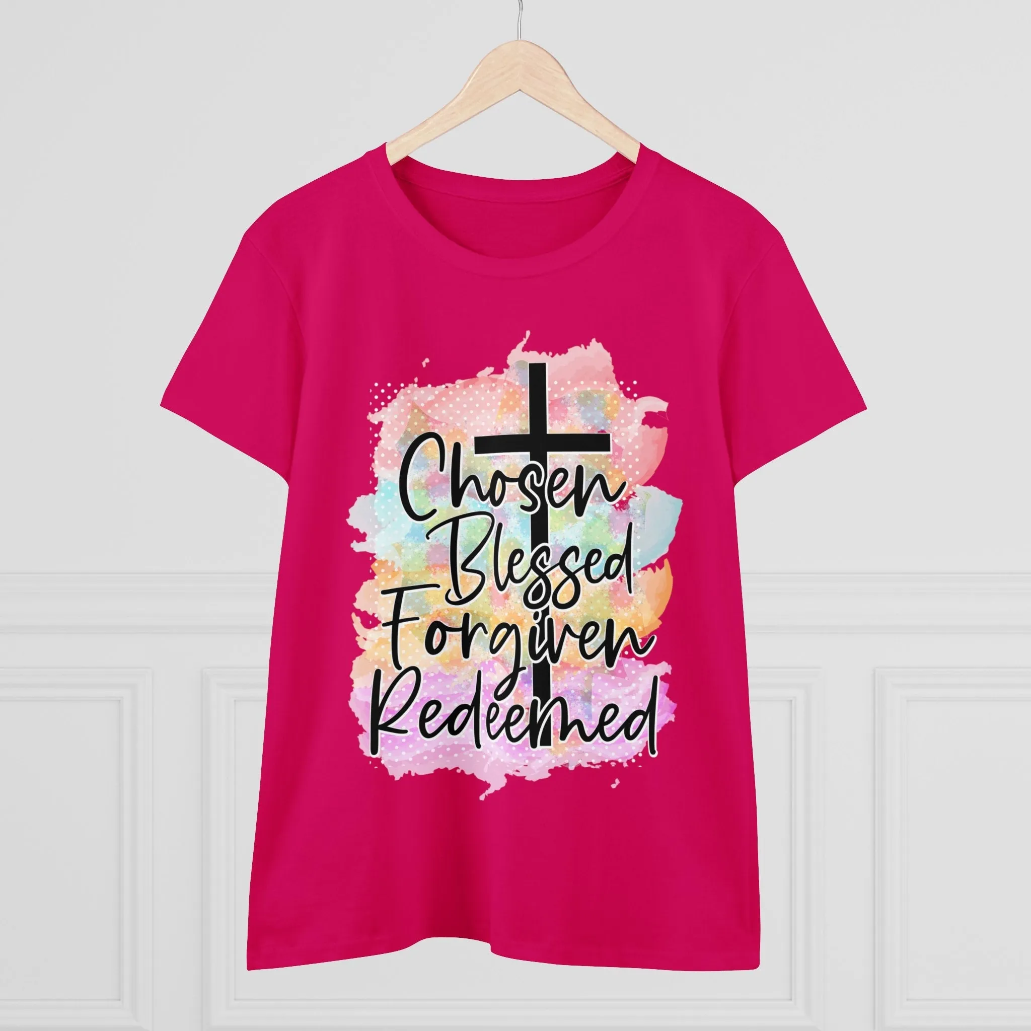 Women's Midweight Cotton Tee-Chosen
