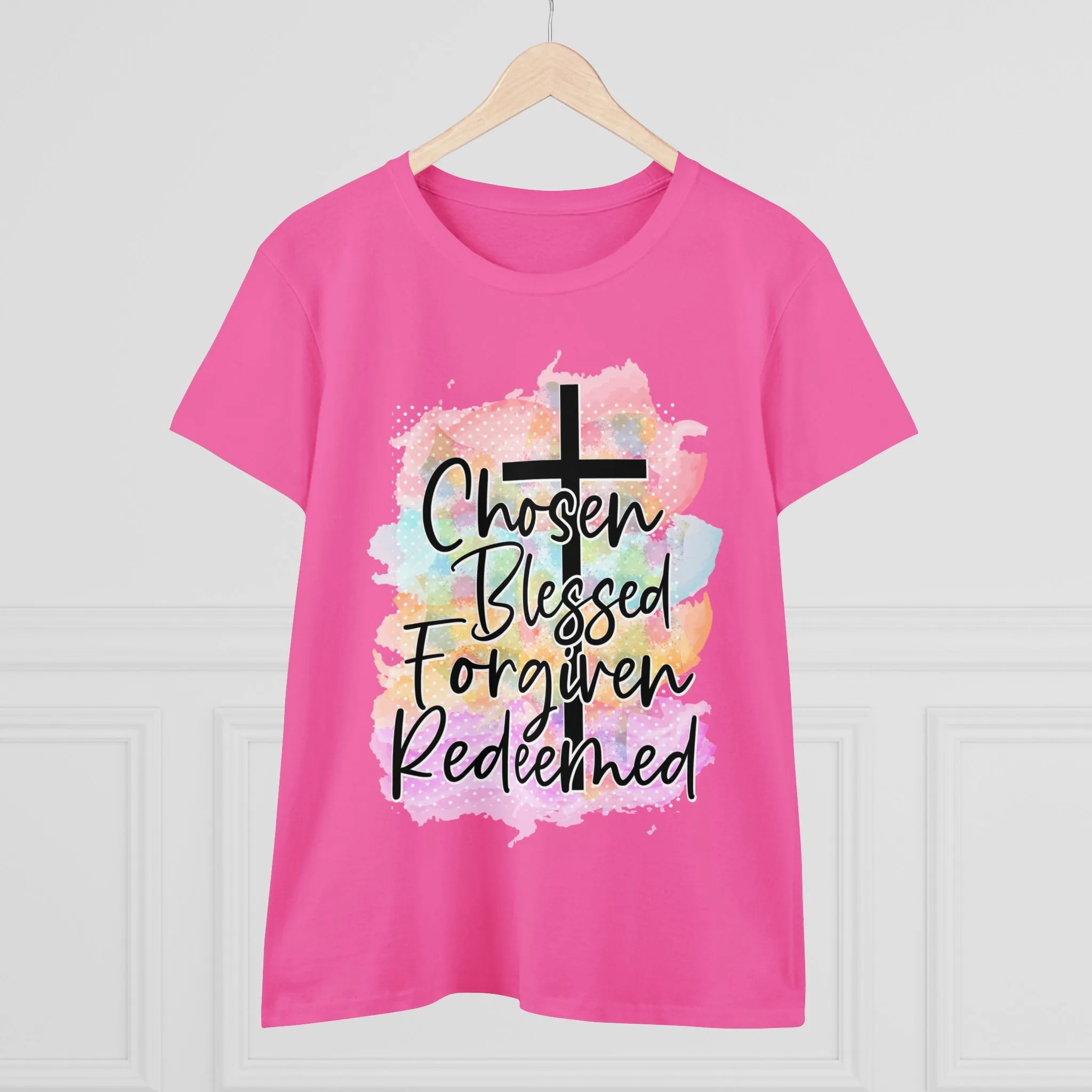 Women's Midweight Cotton Tee-Chosen