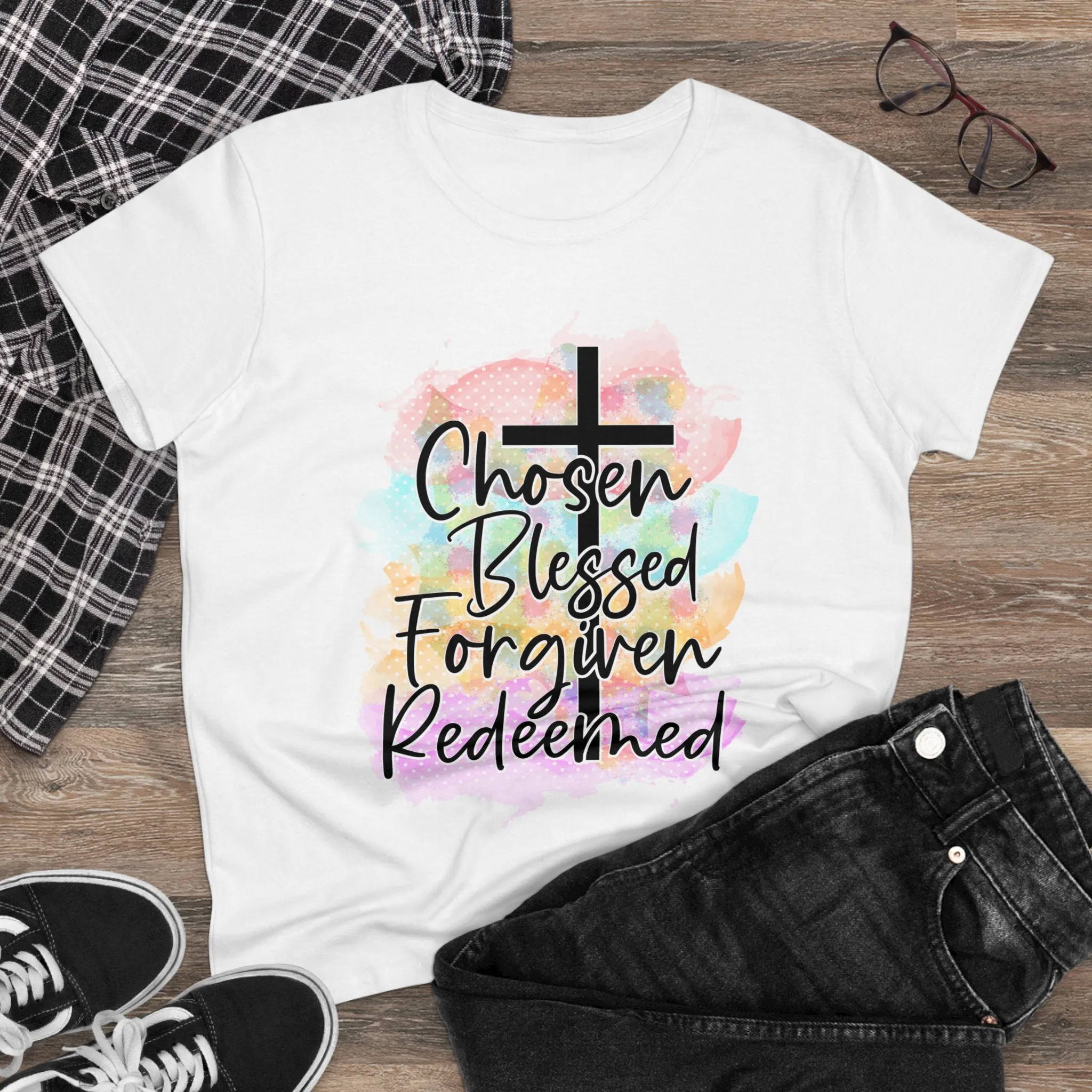 Women's Midweight Cotton Tee-Chosen