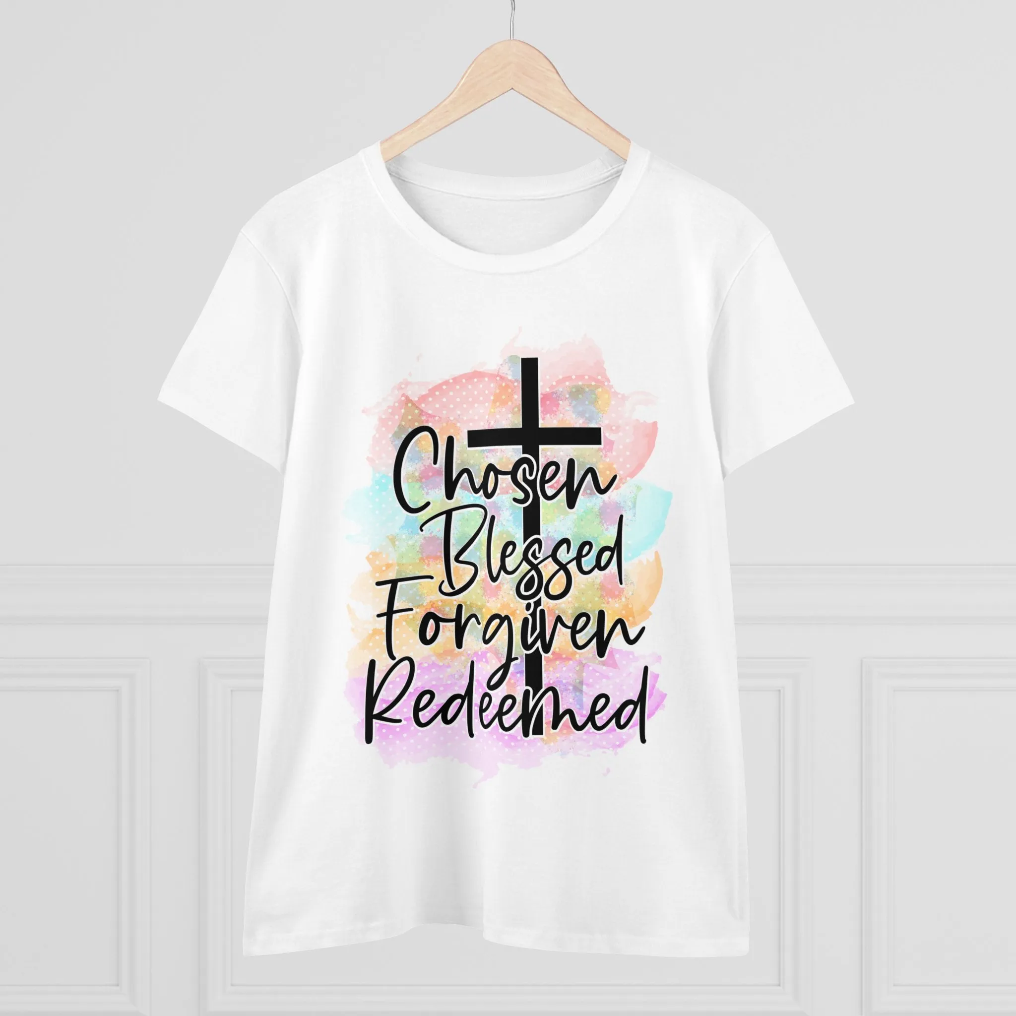 Women's Midweight Cotton Tee-Chosen