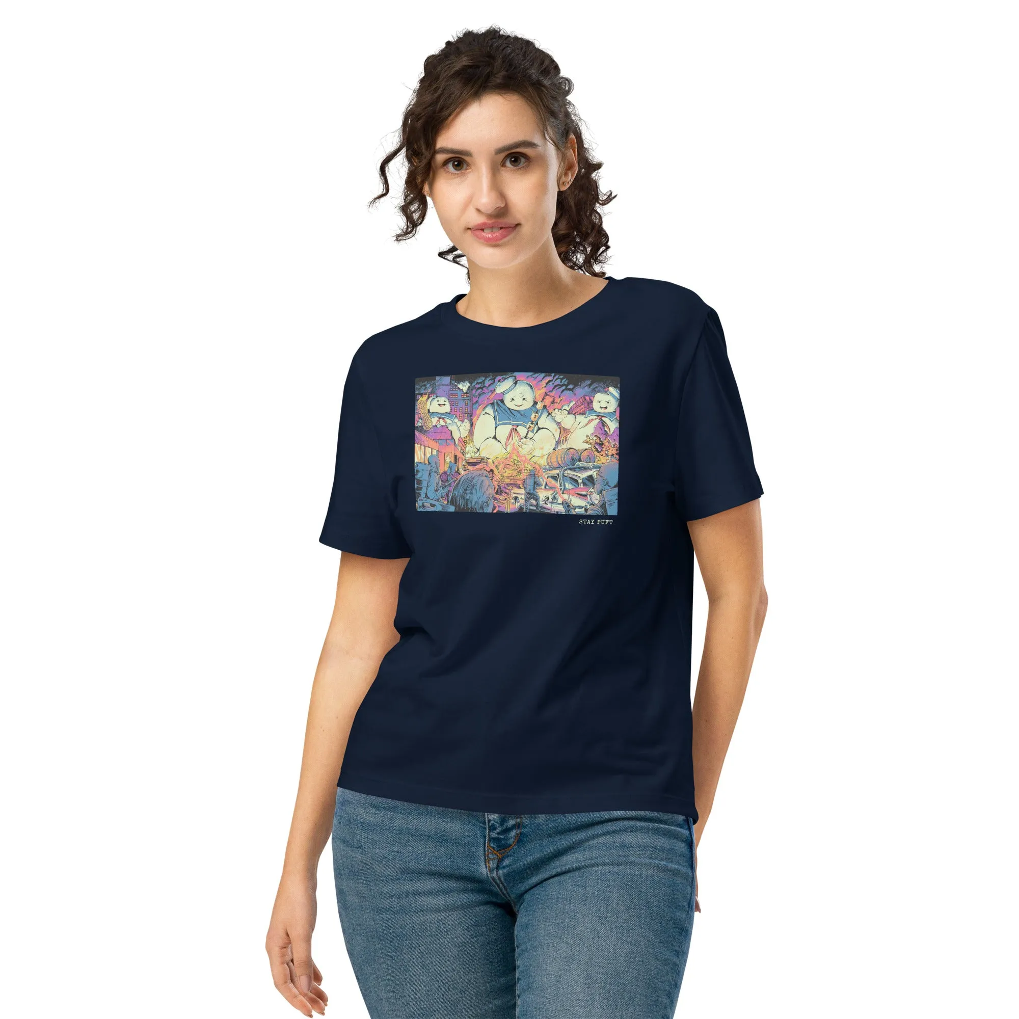 Women’s Organic Ribbed Neck T-shirt | Stay Puft