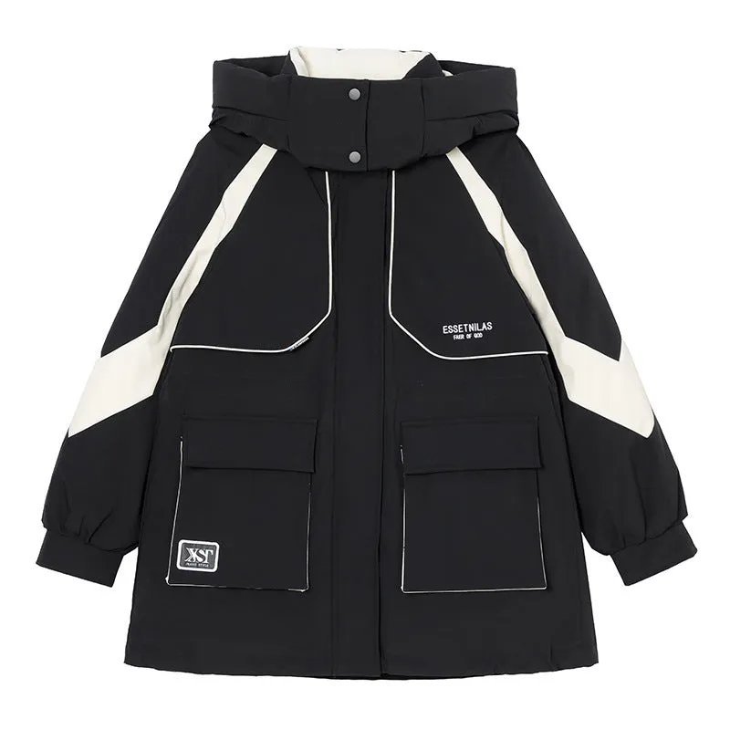Women's Stylish and Windproof Stain-resistant Zip-up Puffer Jacket
