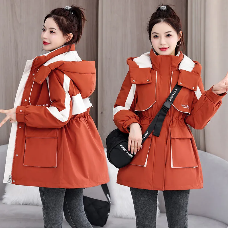 Women's Stylish and Windproof Stain-resistant Zip-up Puffer Jacket