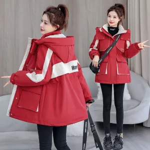 Women's Stylish and Windproof Stain-resistant Zip-up Puffer Jacket