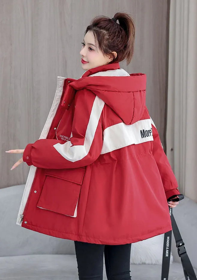 Women's Stylish and Windproof Stain-resistant Zip-up Puffer Jacket