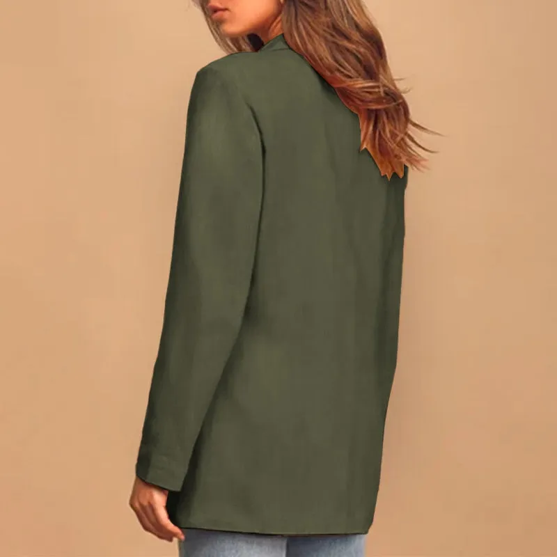 Women's Trendy Blazer with Buttons and Pockets | Ideal for All Seasons