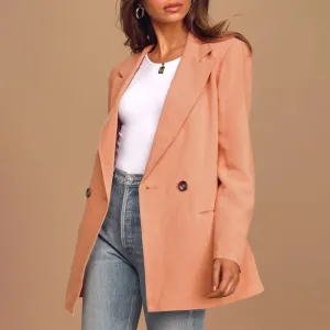 Women's Trendy Blazer with Buttons and Pockets | Ideal for All Seasons