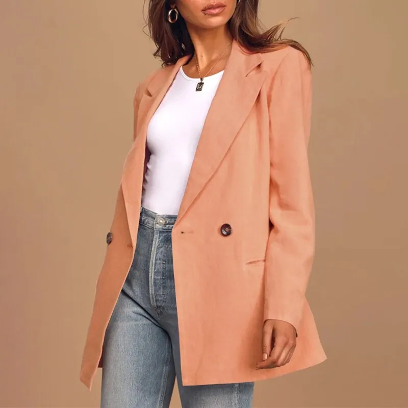 Women's Trendy Blazer with Buttons and Pockets | Ideal for All Seasons