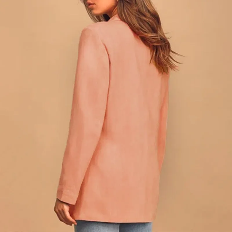 Women's Trendy Blazer with Buttons and Pockets | Ideal for All Seasons