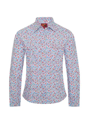 Women's Western Print Shirts -LS100-124