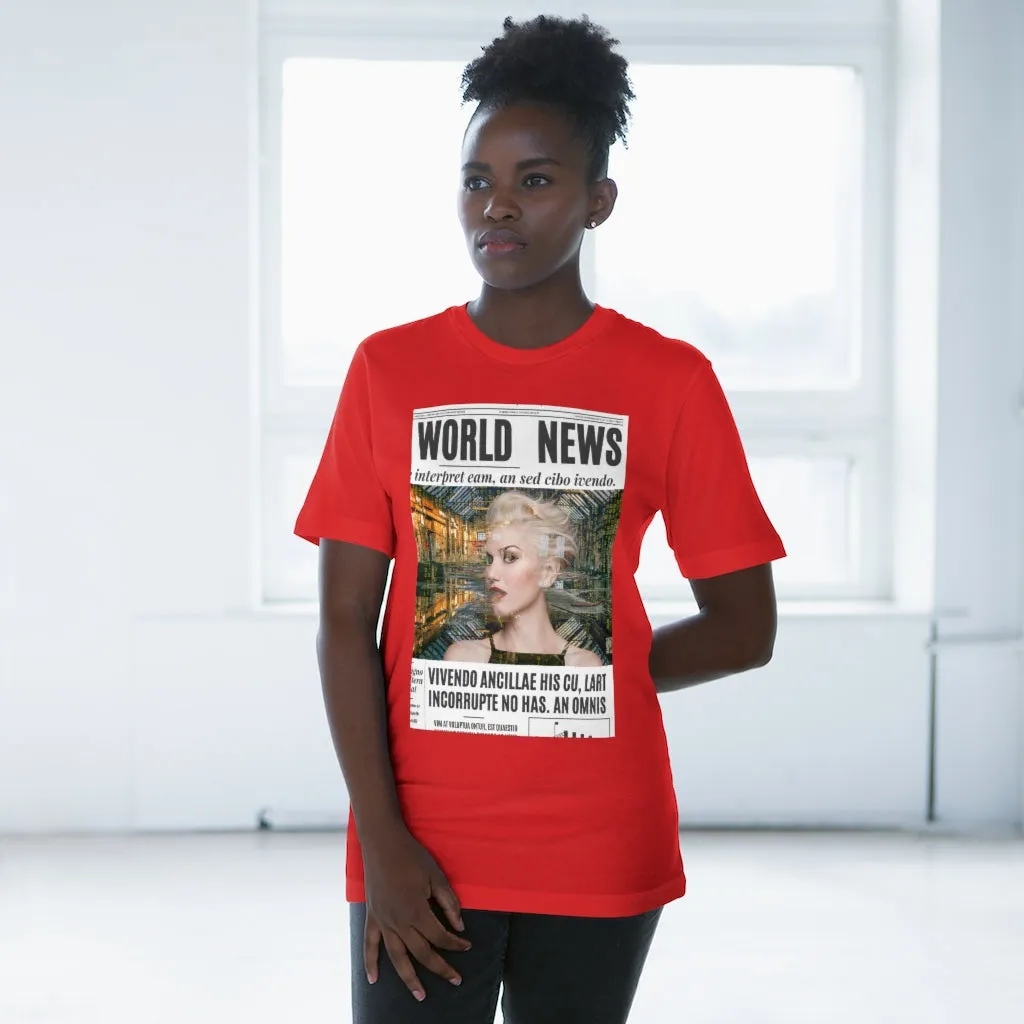 World News GWEN STEFANI Unisex Deluxe T-shirt