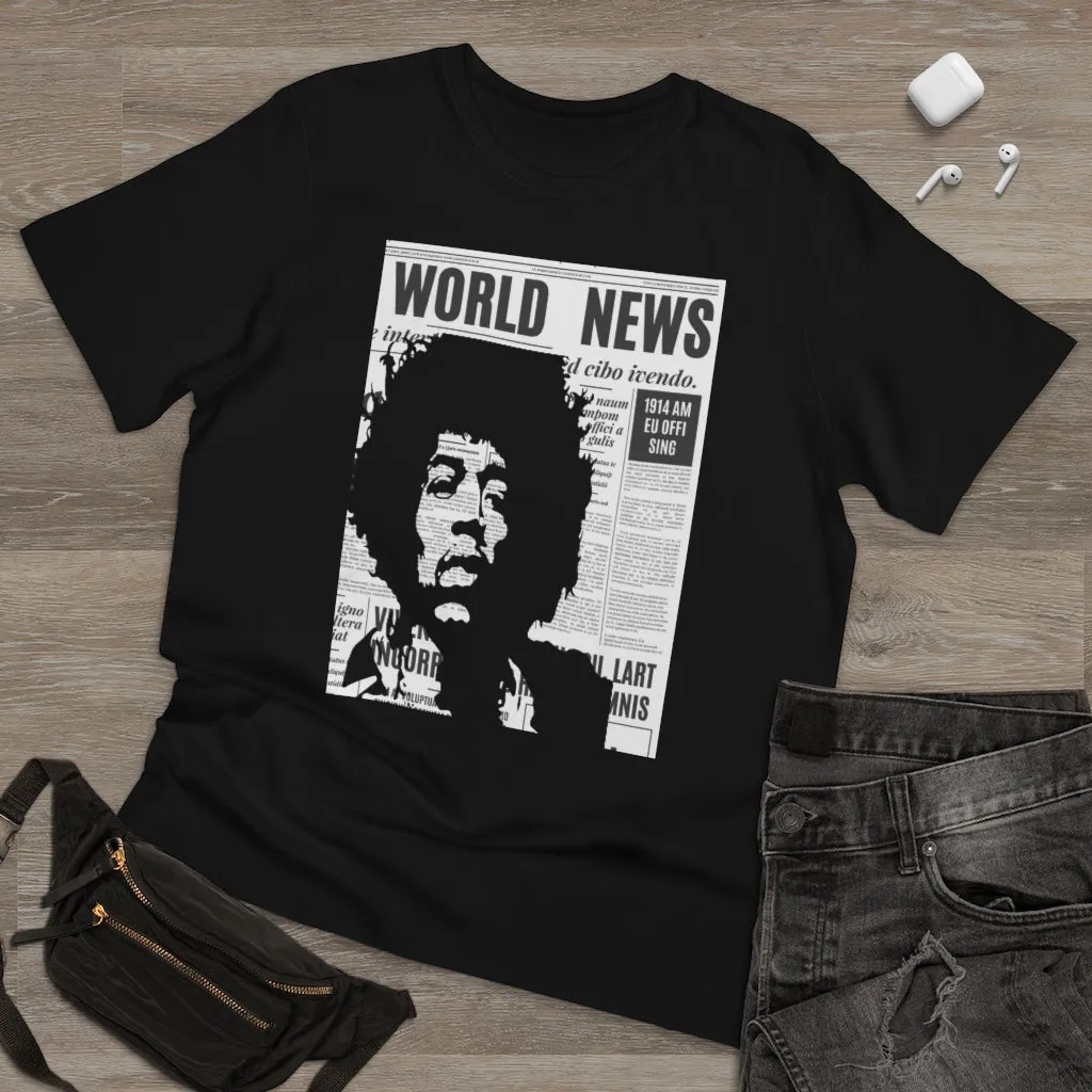 World News JIMI HENDRIX Unisex Deluxe T-shirt