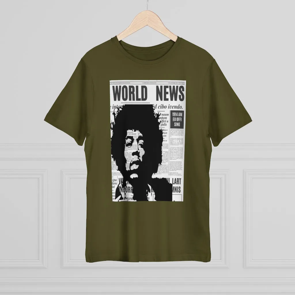 World News JIMI HENDRIX Unisex Deluxe T-shirt