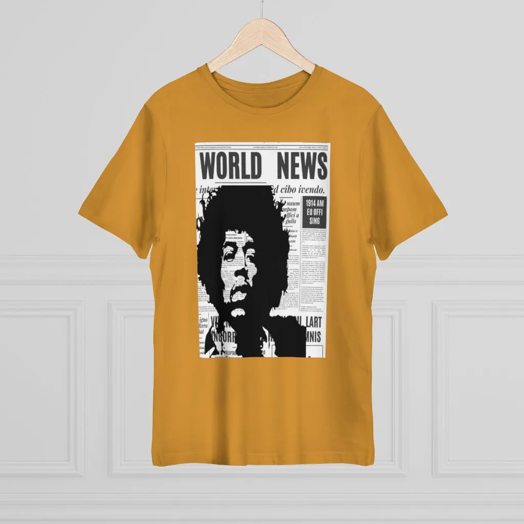 World News JIMI HENDRIX Unisex Deluxe T-shirt