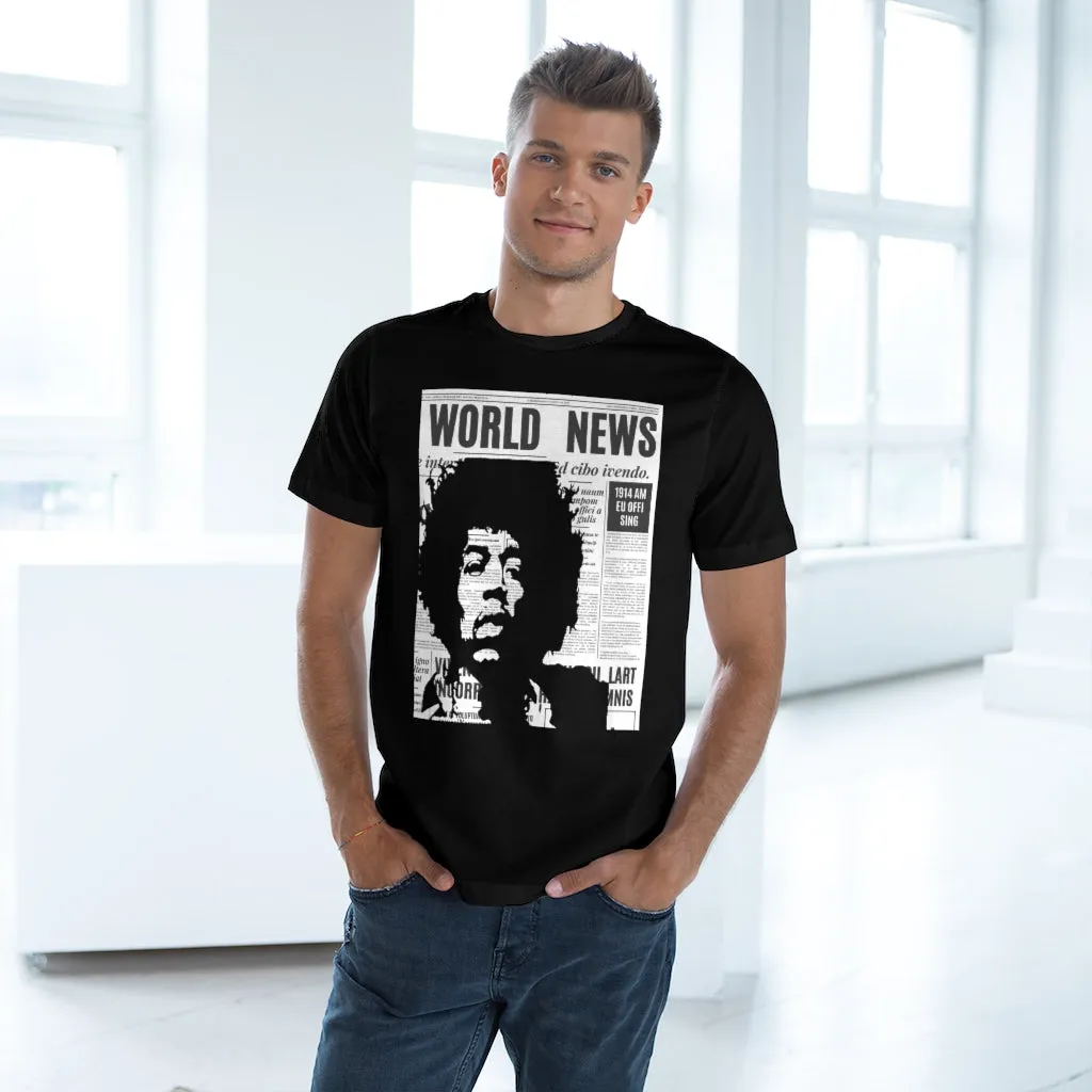 World News JIMI HENDRIX Unisex Deluxe T-shirt