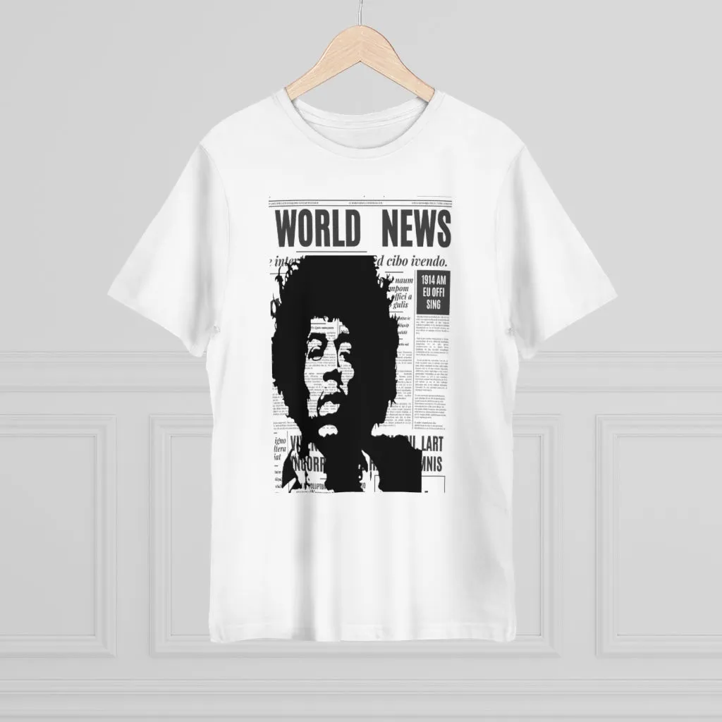 World News JIMI HENDRIX Unisex Deluxe T-shirt