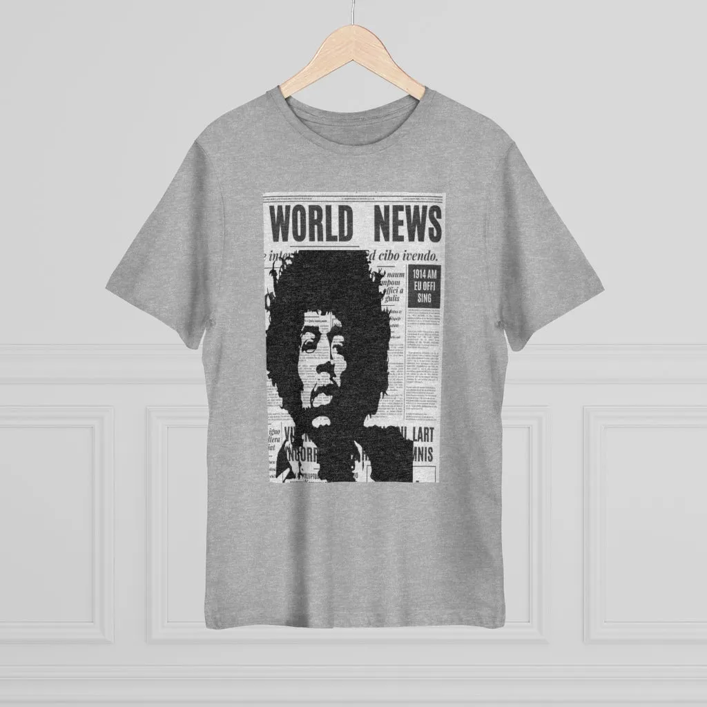 World News JIMI HENDRIX Unisex Deluxe T-shirt